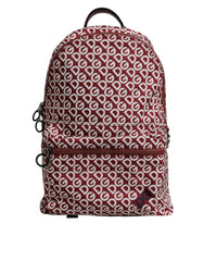 Dolce & Gabbana Red White DG Logo Print Nylon Travel Backpack Bag -   -  Dolce & Gabbana.