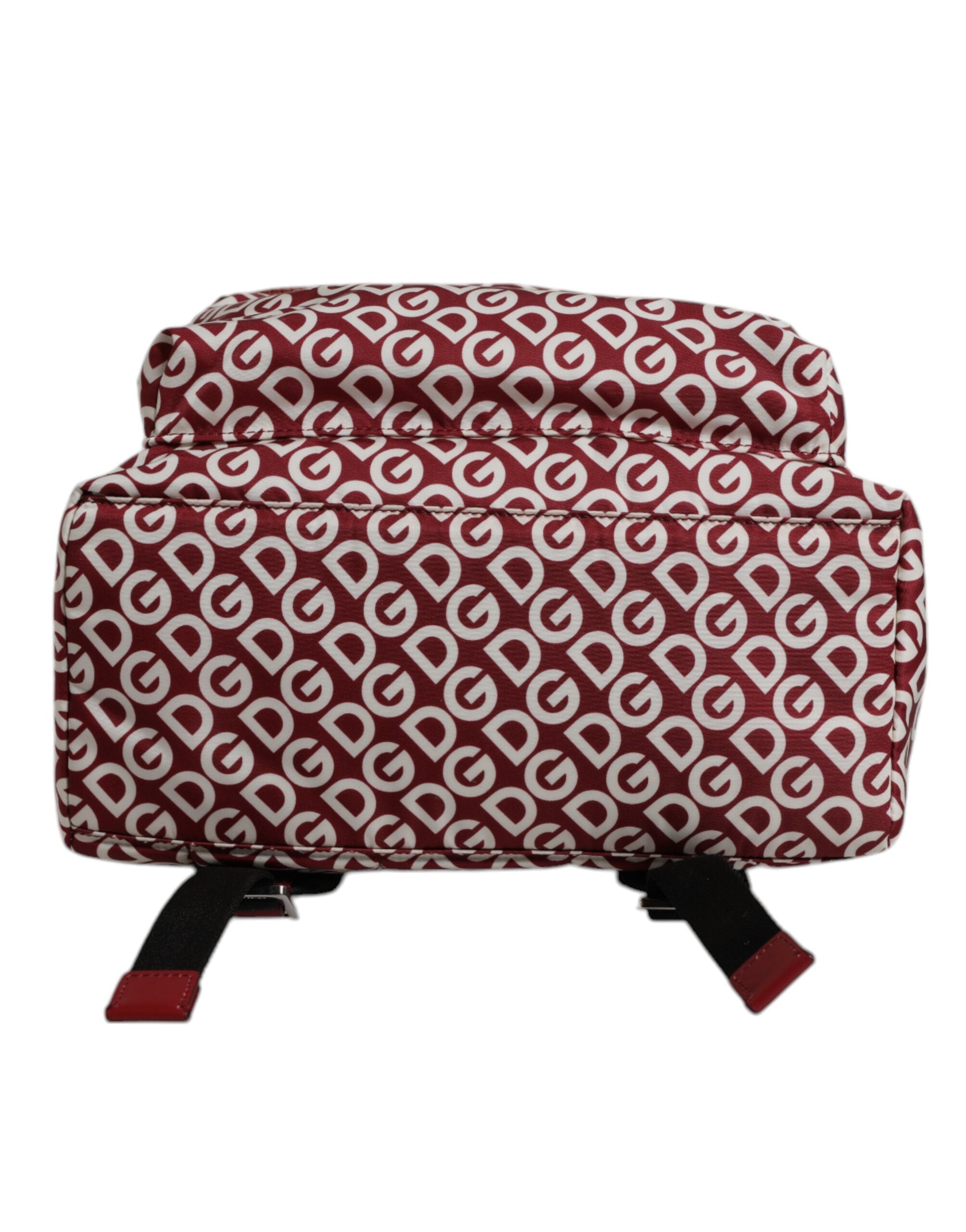 Dolce & Gabbana Red White DG Logo Print Nylon Travel Backpack Bag -   -  Dolce & Gabbana.