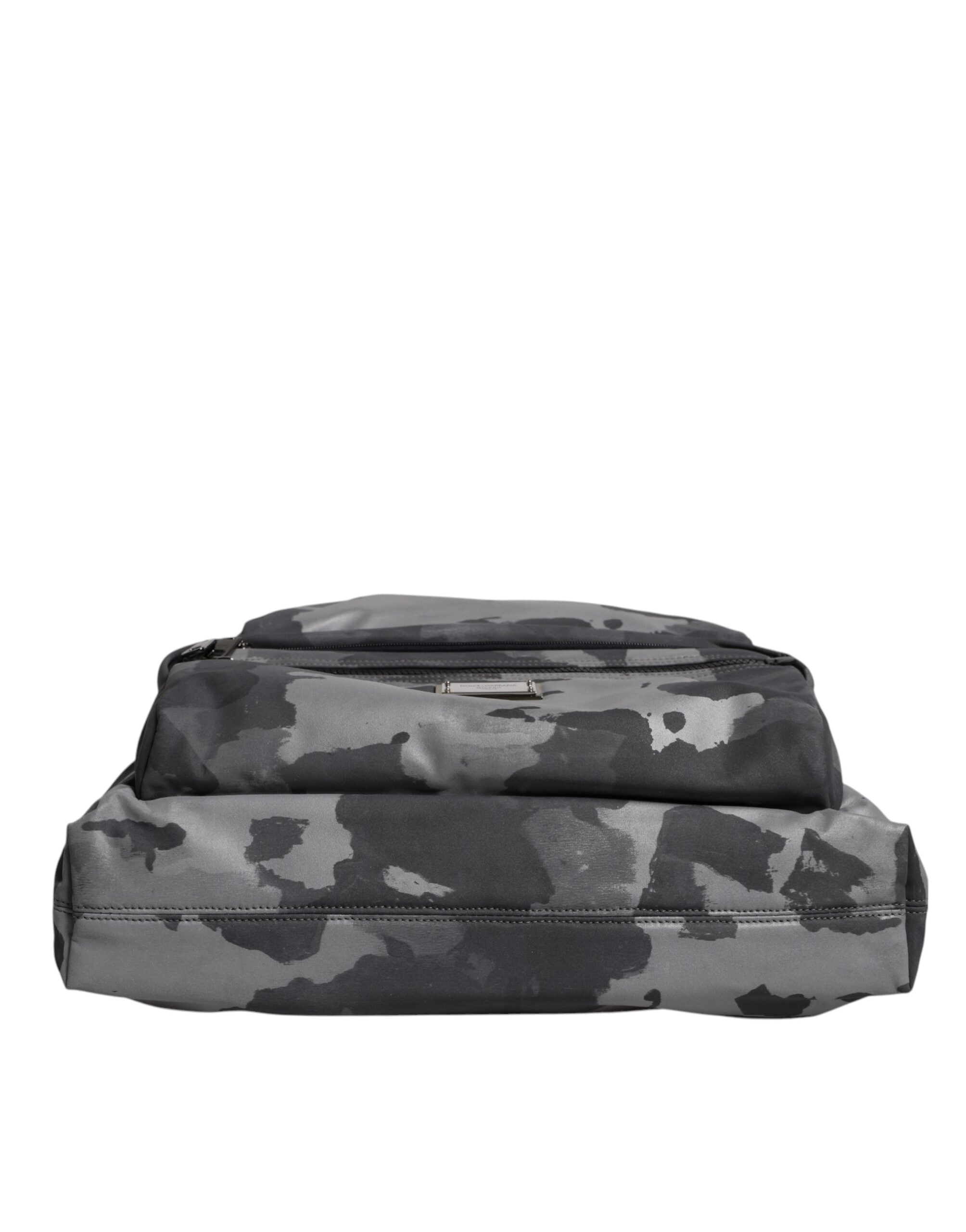 Dolce & Gabbana Black Camouflage Shoulder Strap Logo Plaque Bag -   -  Dolce & Gabbana.