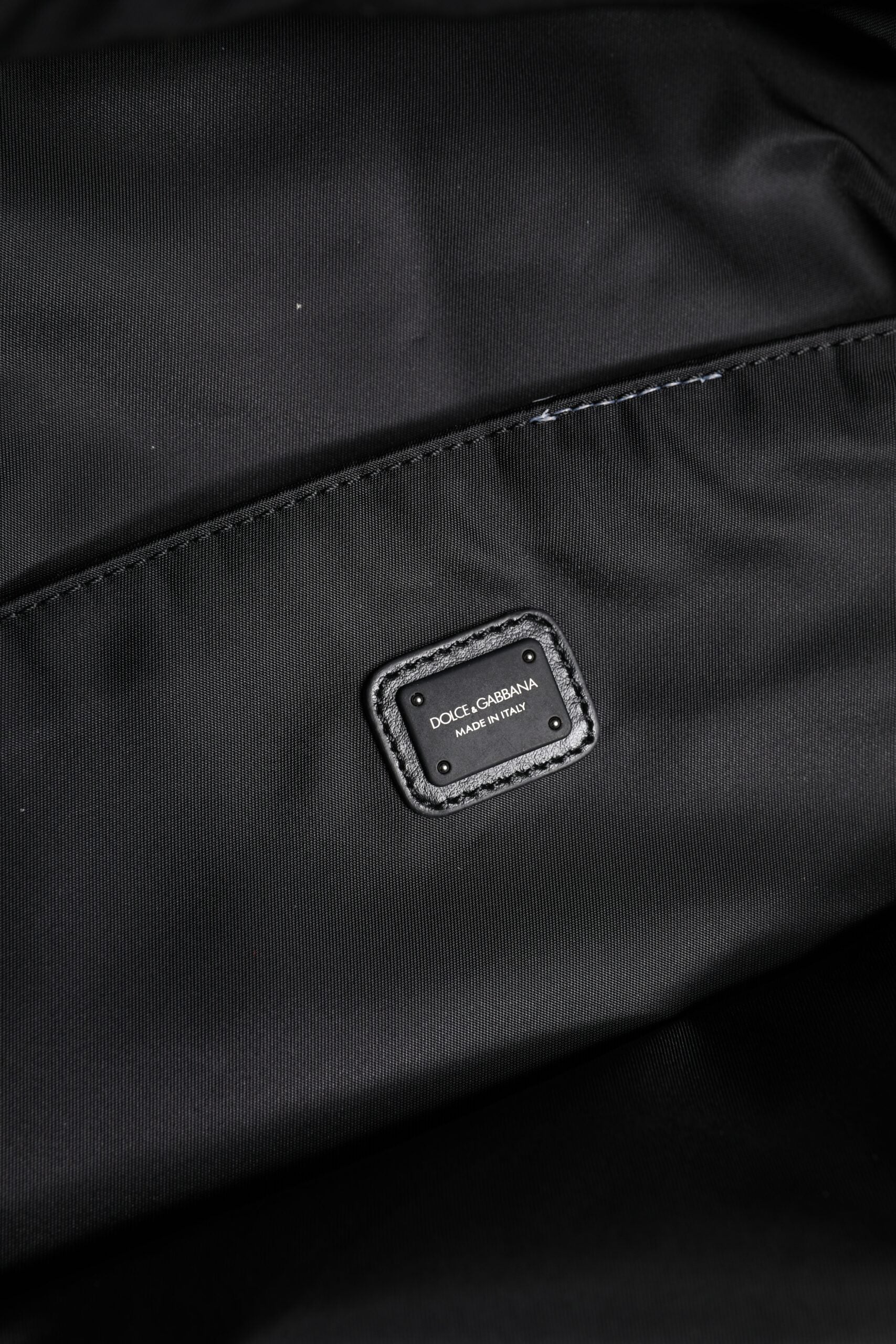 Dolce & Gabbana Black Logo Tape Polyamide School Travel Backpack Bag -   -  Dolce & Gabbana.