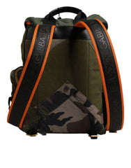 Dolce & Gabbana Military Green Patchwork Travel Backpack Bag -   -  Dolce & Gabbana.