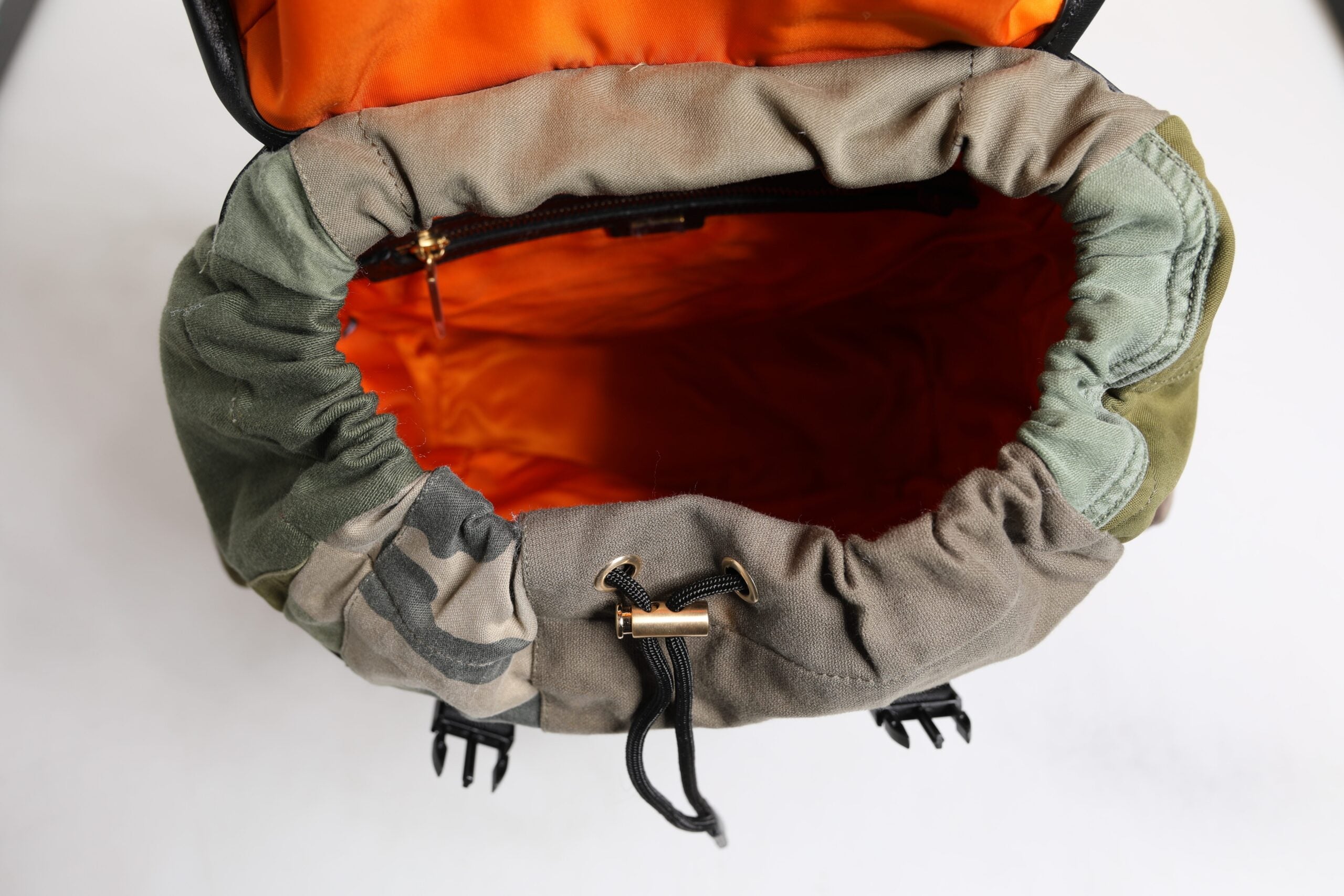 Dolce & Gabbana Military Green Patchwork Travel Backpack Bag -   -  Dolce & Gabbana.