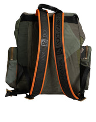 Dolce & Gabbana Military Green Patchwork Travel Backpack Bag -   -  Dolce & Gabbana.