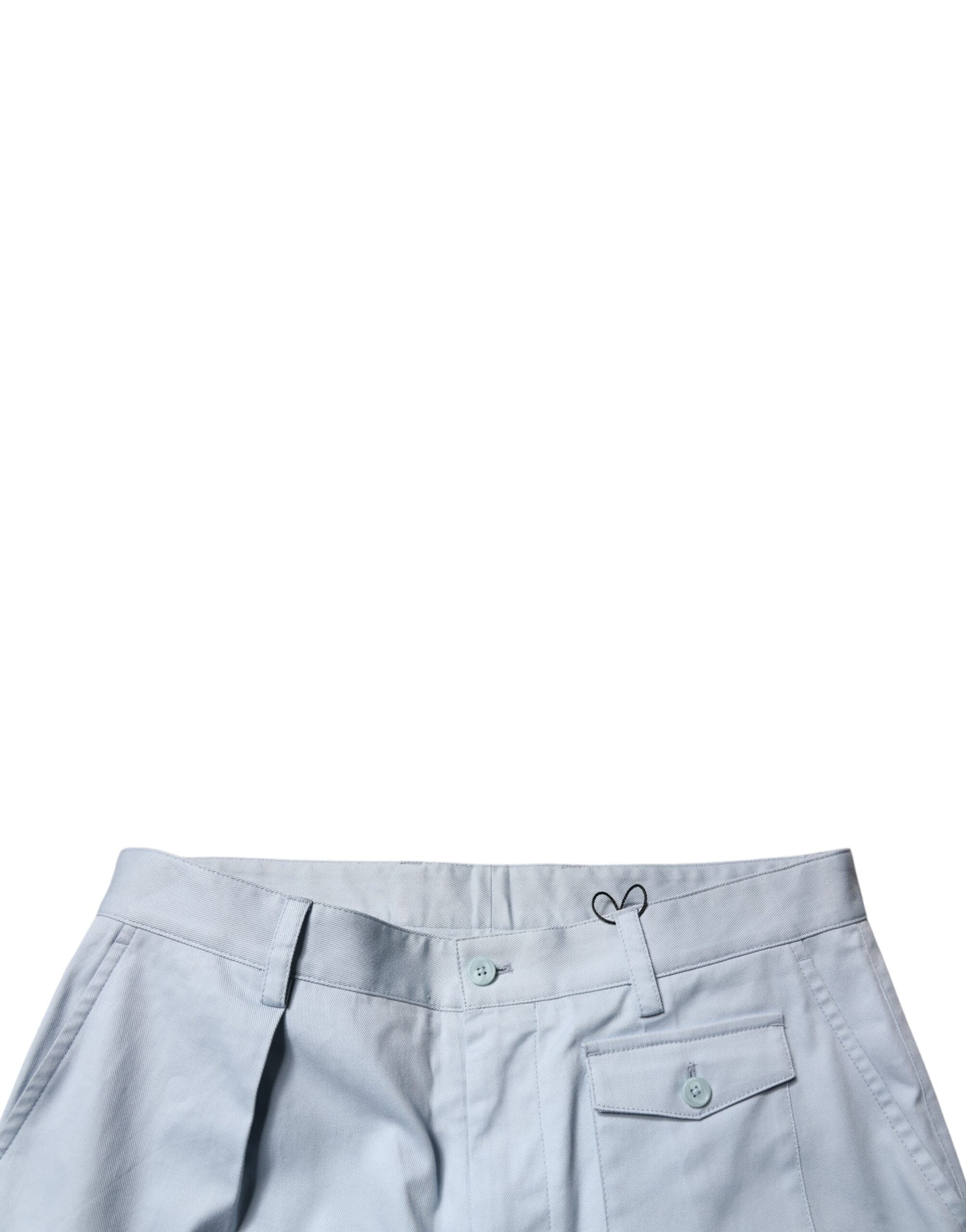 Dolce & Gabbana Light Blue Cotton Cargo Tapered Pants -   -  Dolce & Gabbana.