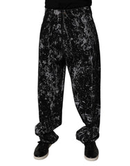 Dolce & Gabbana Black Tie Dye Cotton Straight Men Denim Jeans -   -  Dolce & Gabbana.