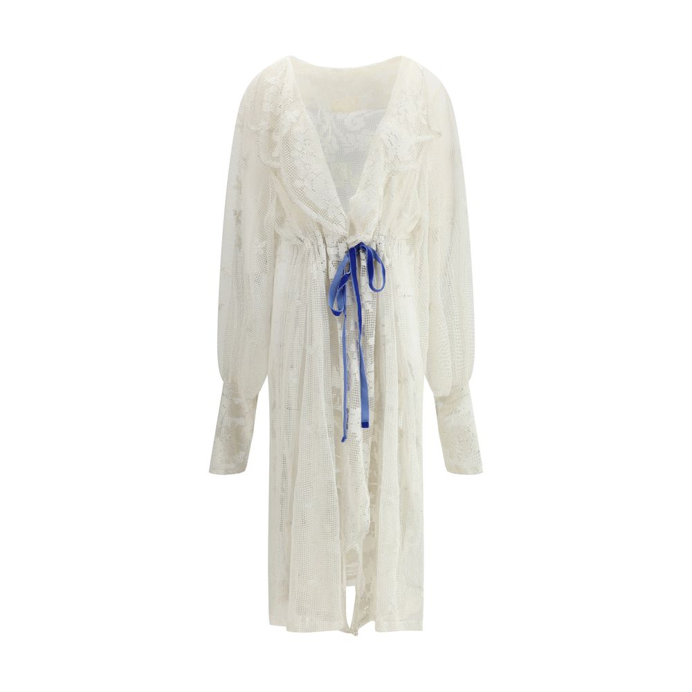 Ella Crocheted design Long Jacket -   -  Ella.