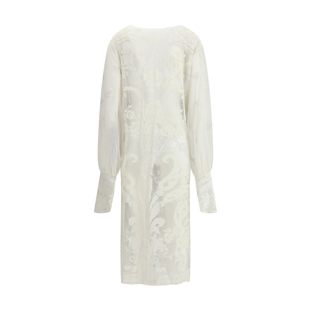 Ella Crocheted design Long Jacket -   -  Ella.