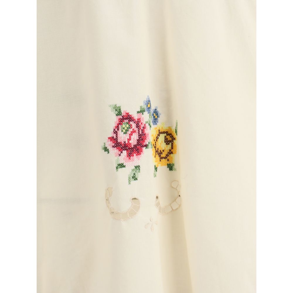 Ella Blouse with floral details -   -  Ella.