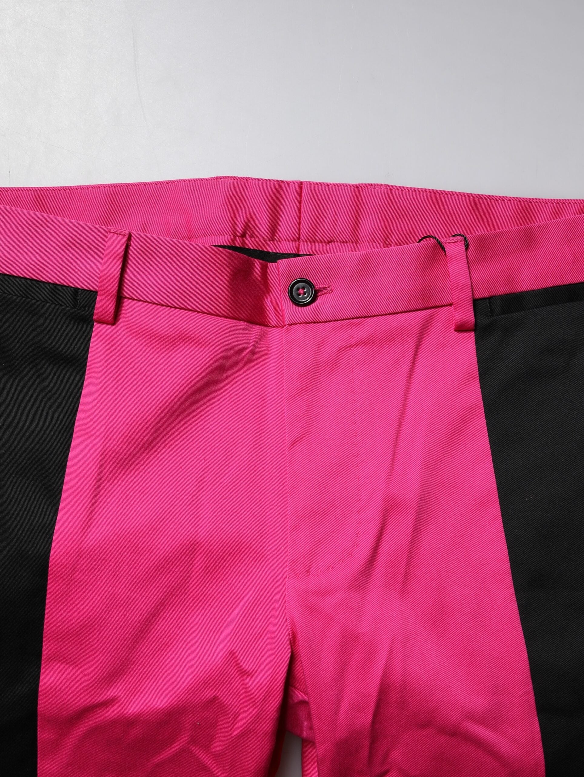 Dolce & Gabbana Pink Black Stripe Slim Fit Men Dress Pants -   -  Dolce & Gabbana.