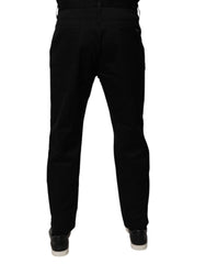 Dolce & Gabbana Black Logo Bandana Cotton Loose Denim Jeans -   -  Dolce & Gabbana.