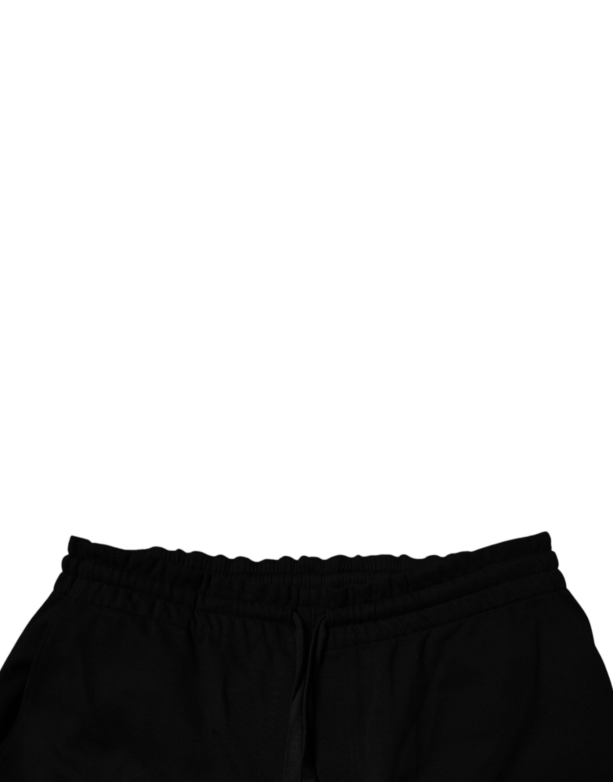 Dolce & Gabbana Black Cotton Jogger Cargo Sweatpants Pants -   -  Dolce & Gabbana.