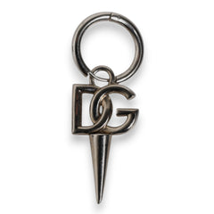 Dolce & Gabbana Silver Brass DG Logo Metal Ring Holder Keychain Keyring -   -  Dolce & Gabbana.