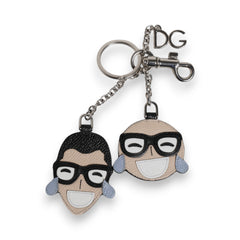 Dolce & Gabbana Multicolor #DGFAMILY Logo Badge Holder Keychain Keyring -   -  Dolce & Gabbana.