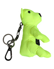 Dolce & Gabbana Green Bear Embroidered Logo Keychain Clasp Keyring -   -  Dolce & Gabbana.