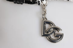 Dolce & Gabbana Multicolor Tape String DG Logo Keychain Polyester Keyring -   -  Dolce & Gabbana.
