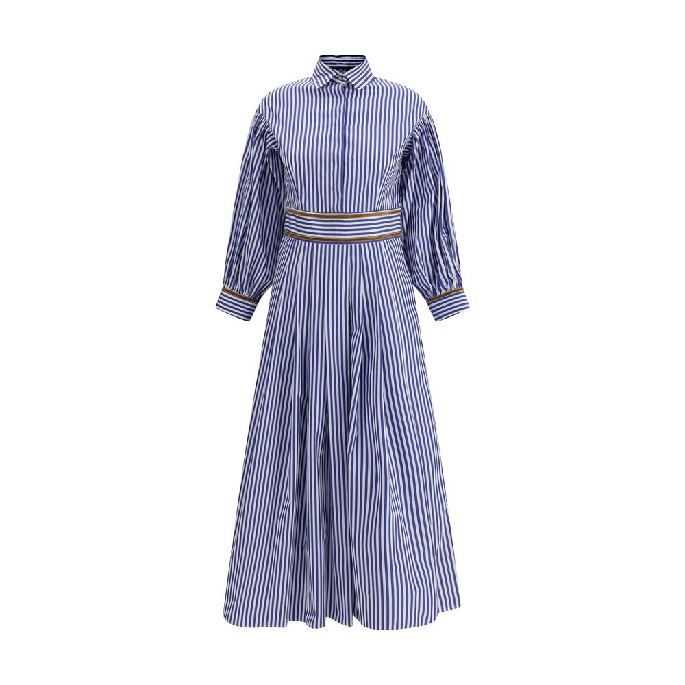Ella Striped chemisier Dress -   -  Ella.
