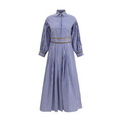 Ella Striped chemisier Dress -   -  Ella.