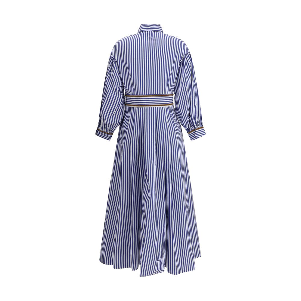 Ella Striped chemisier Dress -   -  Ella.