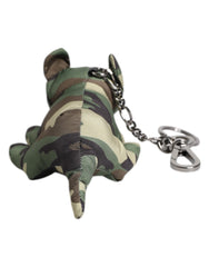 Dolce & Gabbana Multicolor Camouflage Animal Silhouette Keychain Keyring -   -  Dolce & Gabbana.