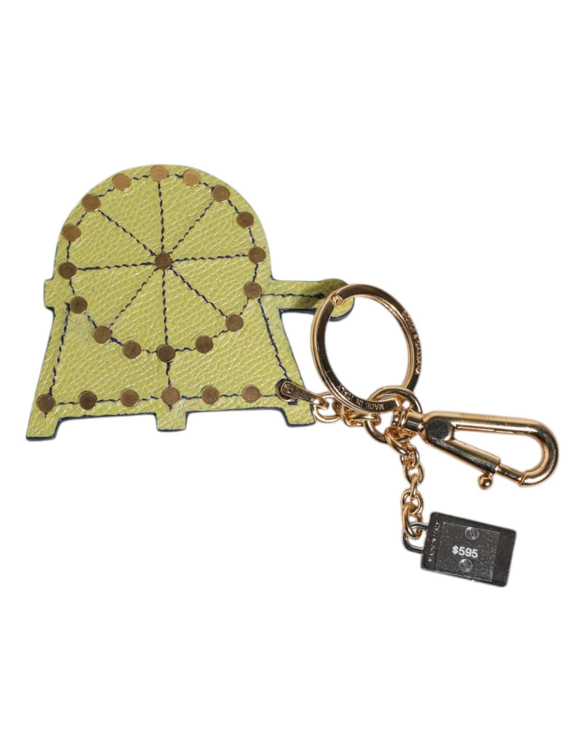 Dolce & Gabbana Multicolor Gold Tone Carretto Keychain Keyring -   -  Dolce & Gabbana.