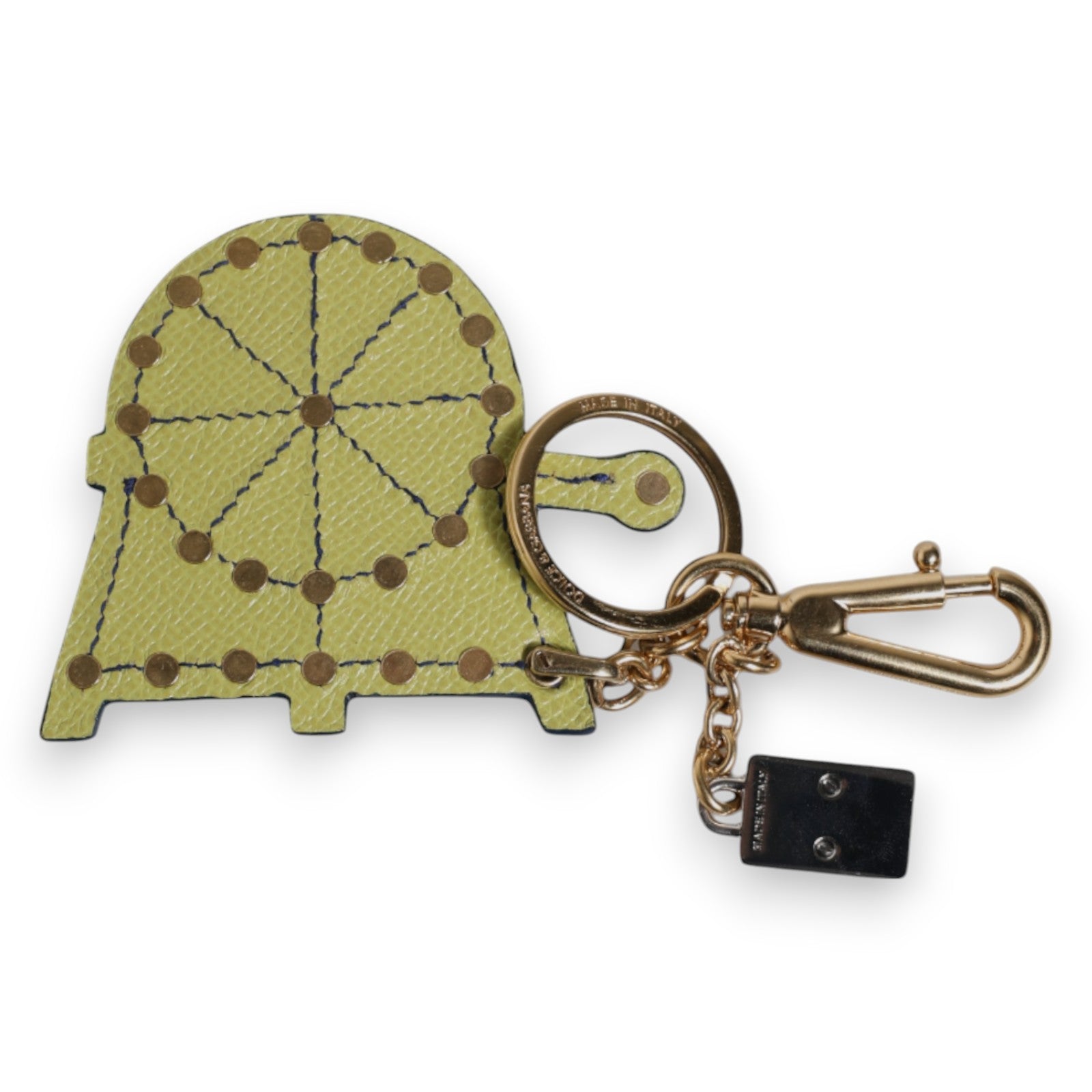 Dolce & Gabbana Multicolor Gold Tone Carretto Keychain Keyring -   -  Dolce & Gabbana.