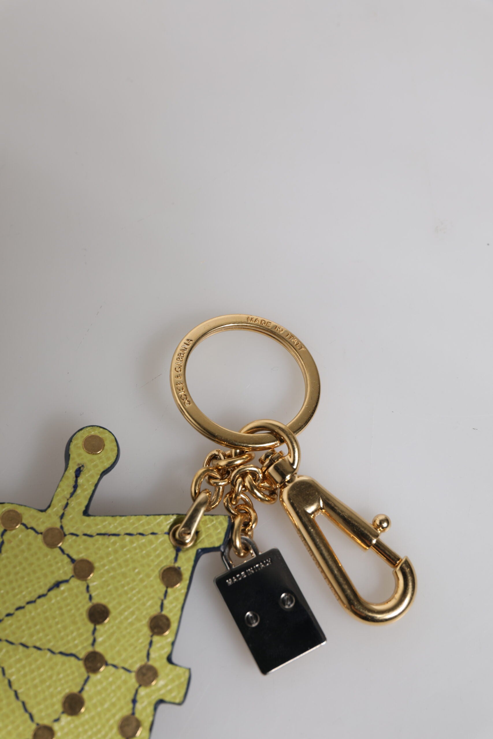Dolce & Gabbana Multicolor Gold Tone Carretto Keychain Keyring -   -  Dolce & Gabbana.