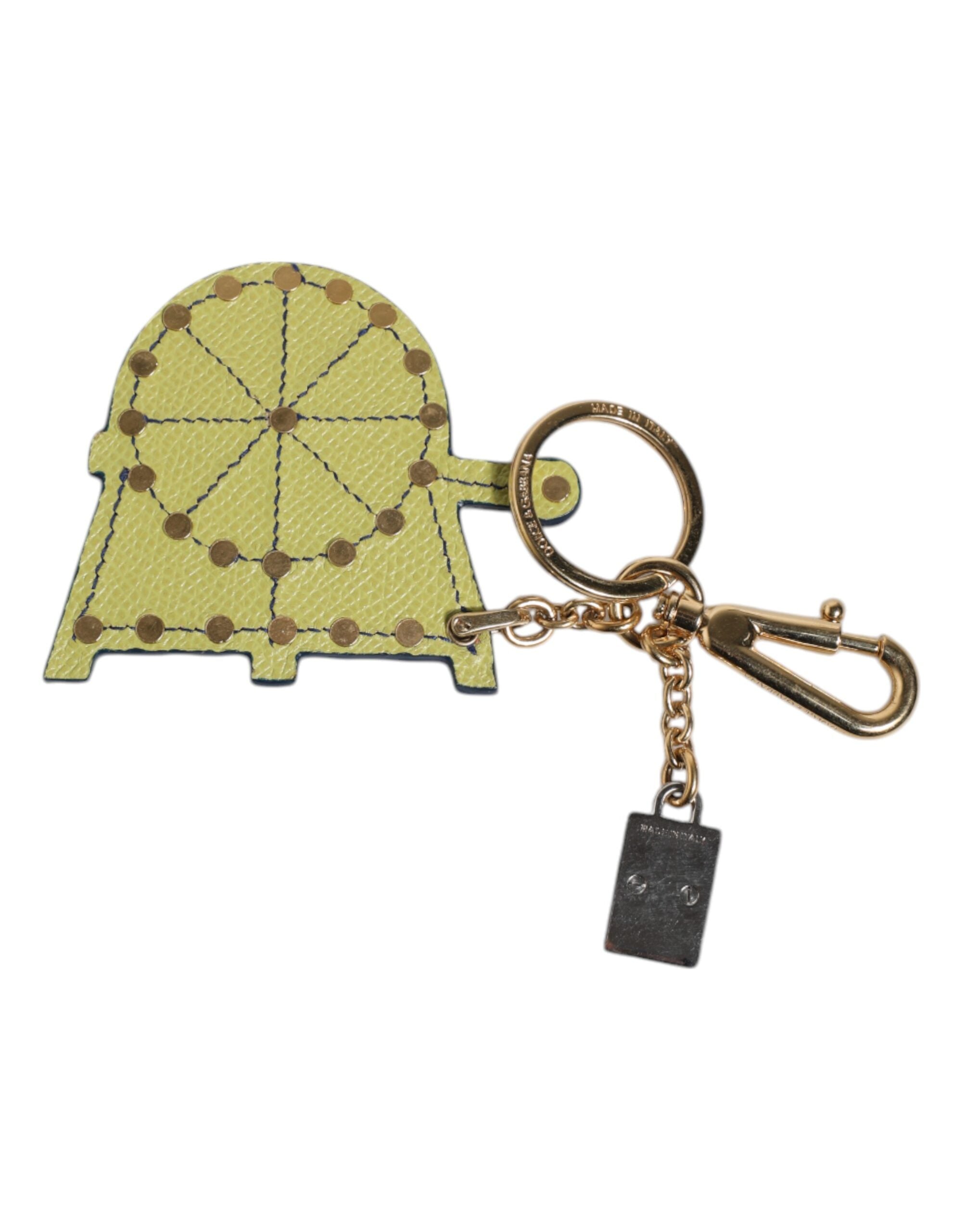 Dolce & Gabbana Multicolor Gold Tone Carretto Keychain Keyring -   -  Dolce & Gabbana.