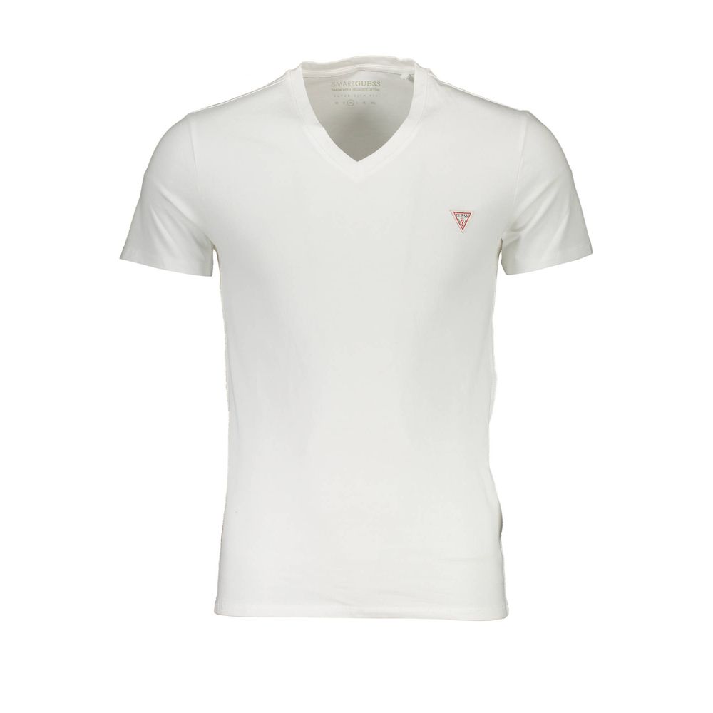 Guess Jeans White Cotton Men T-Shirt -   -  Guess Jeans.