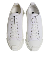 Dolce & Gabbana White Leather Low Top NS1 Sneakers Shoes -   -  Dolce & Gabbana.