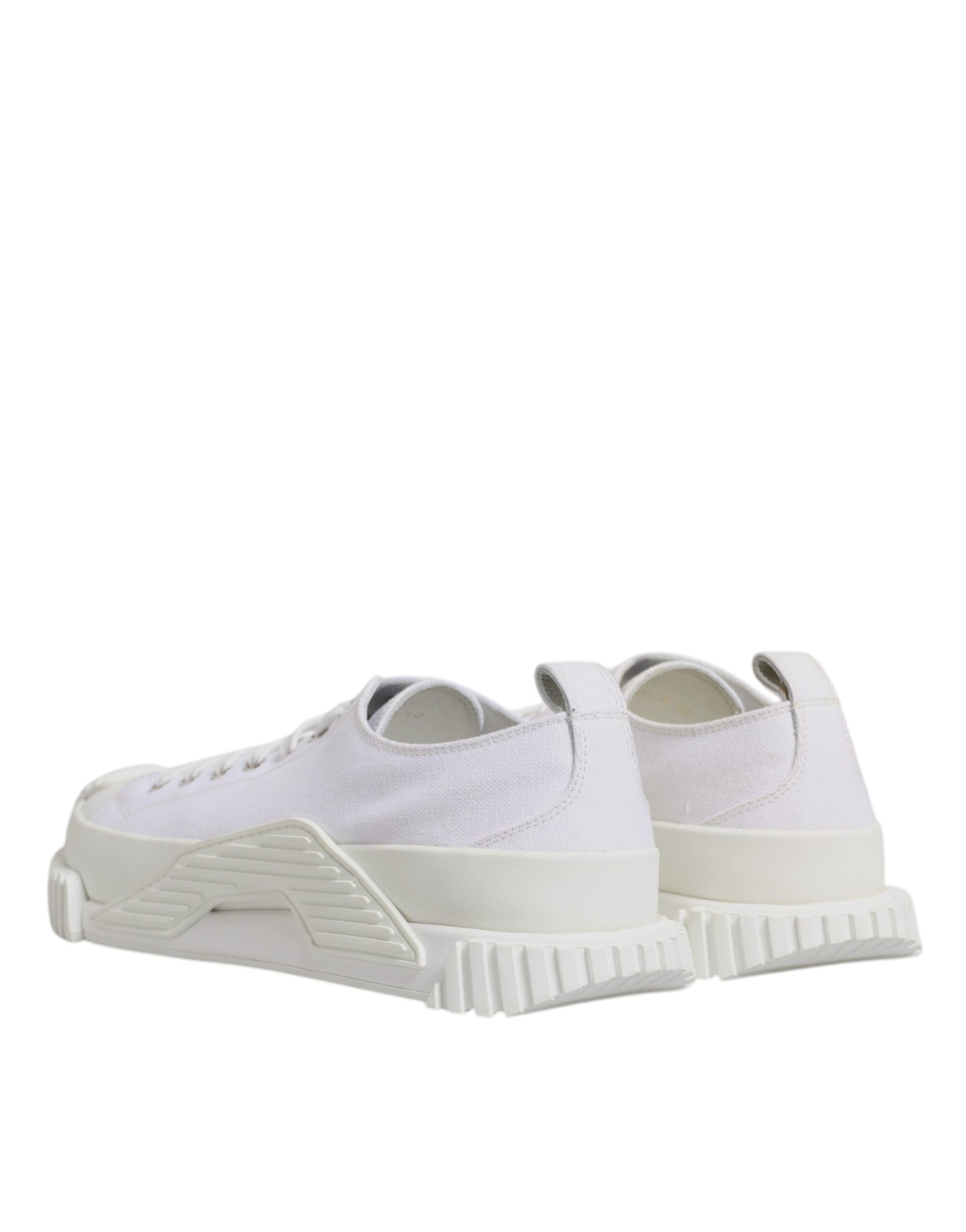 Dolce & Gabbana White Leather Low Top NS1 Sneakers Shoes -   -  Dolce & Gabbana.