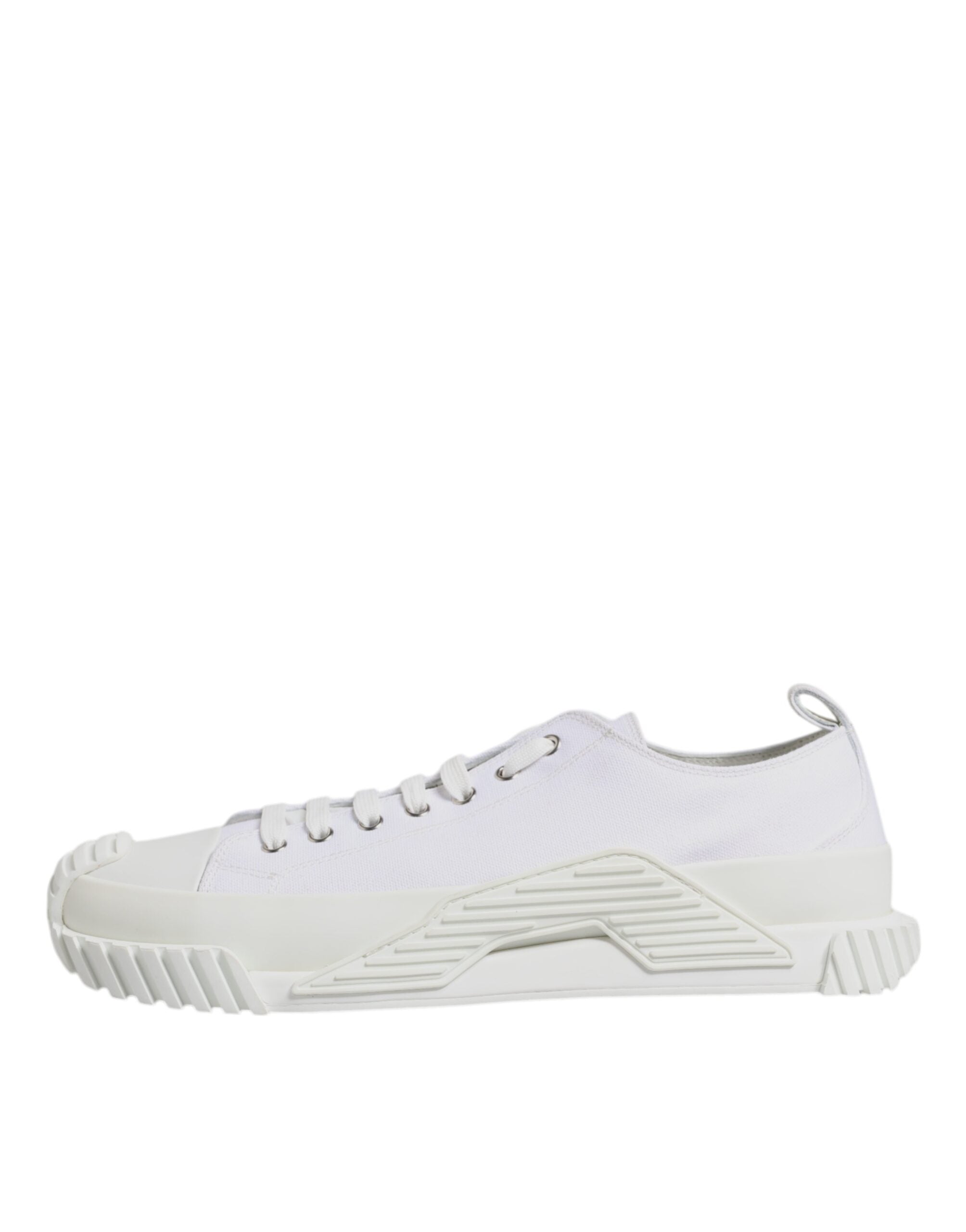 Dolce & Gabbana White Leather Low Top NS1 Sneakers Shoes -   -  Dolce & Gabbana.