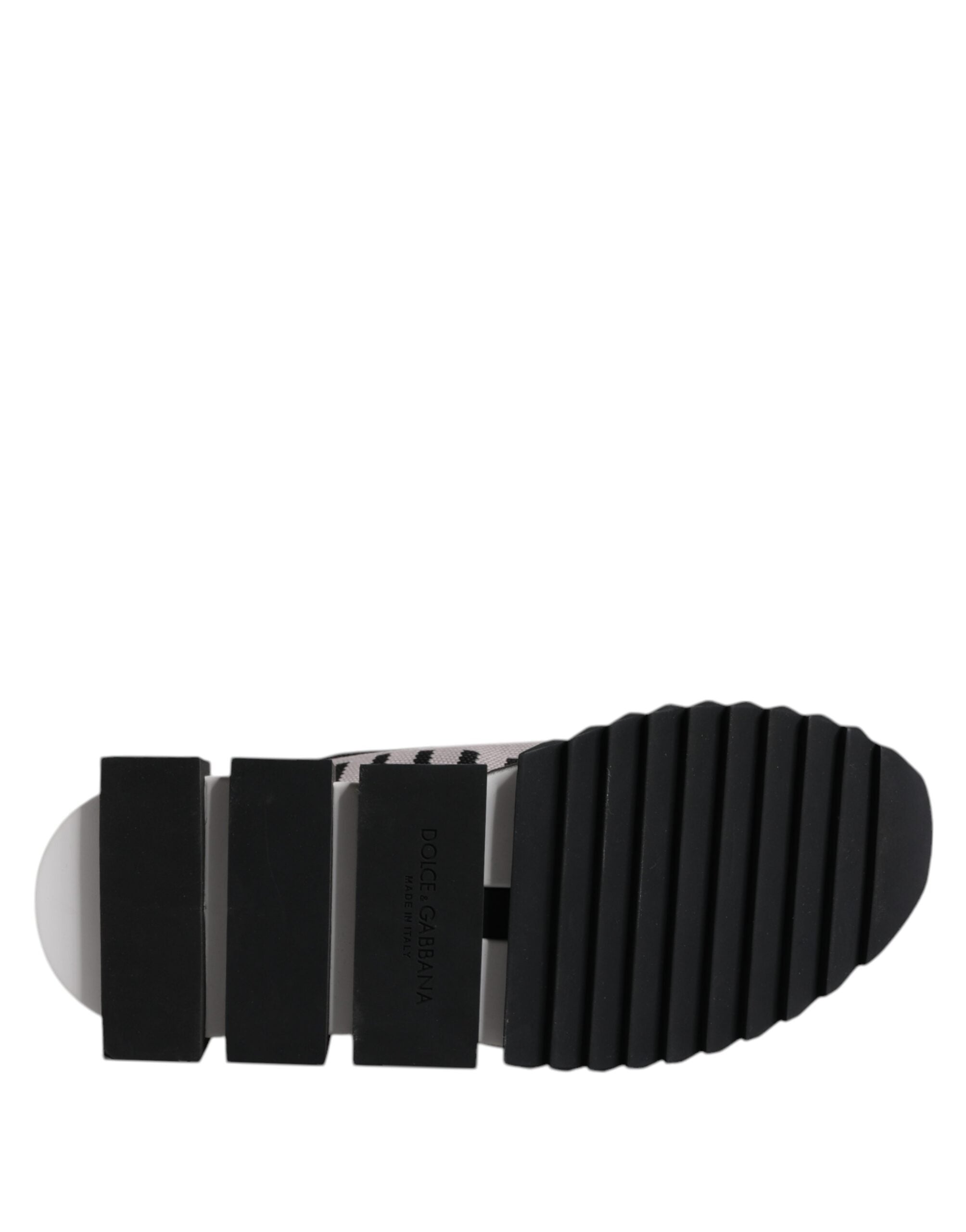 Dolce & Gabbana Black Gray Sorrento Socks Women Sneakers Shoes -   -  Dolce & Gabbana.