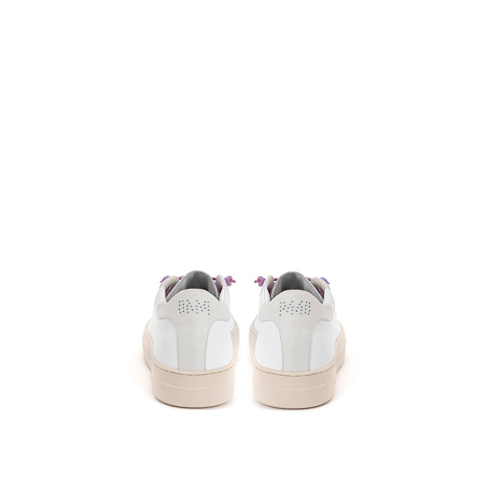 P448 White Leather Sneaker -   -  P448.
