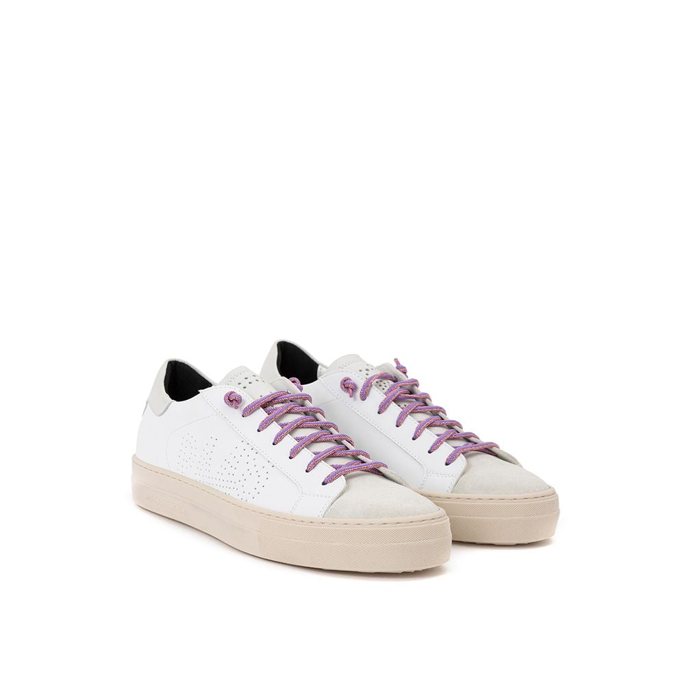 P448 White Leather Sneaker -   -  P448.