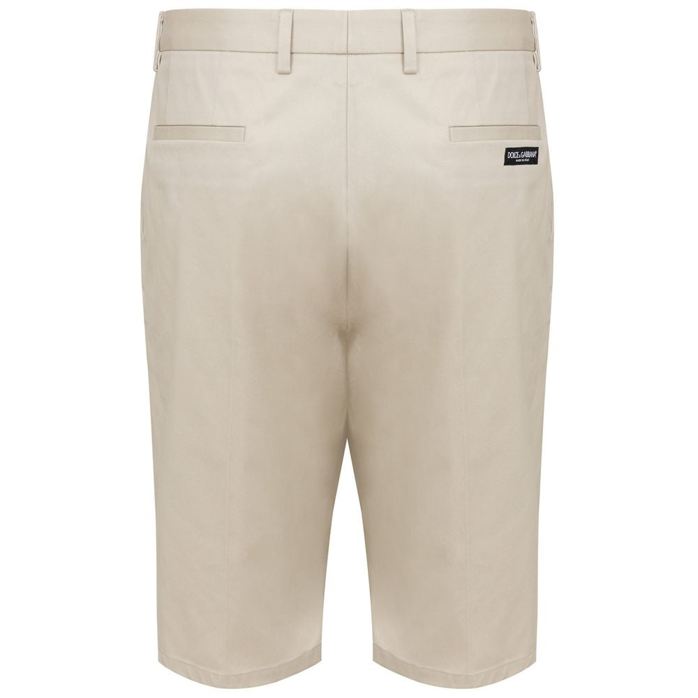 Dolce & Gabbana Beige Cotton Bermuda -   -  Dolce & Gabbana.