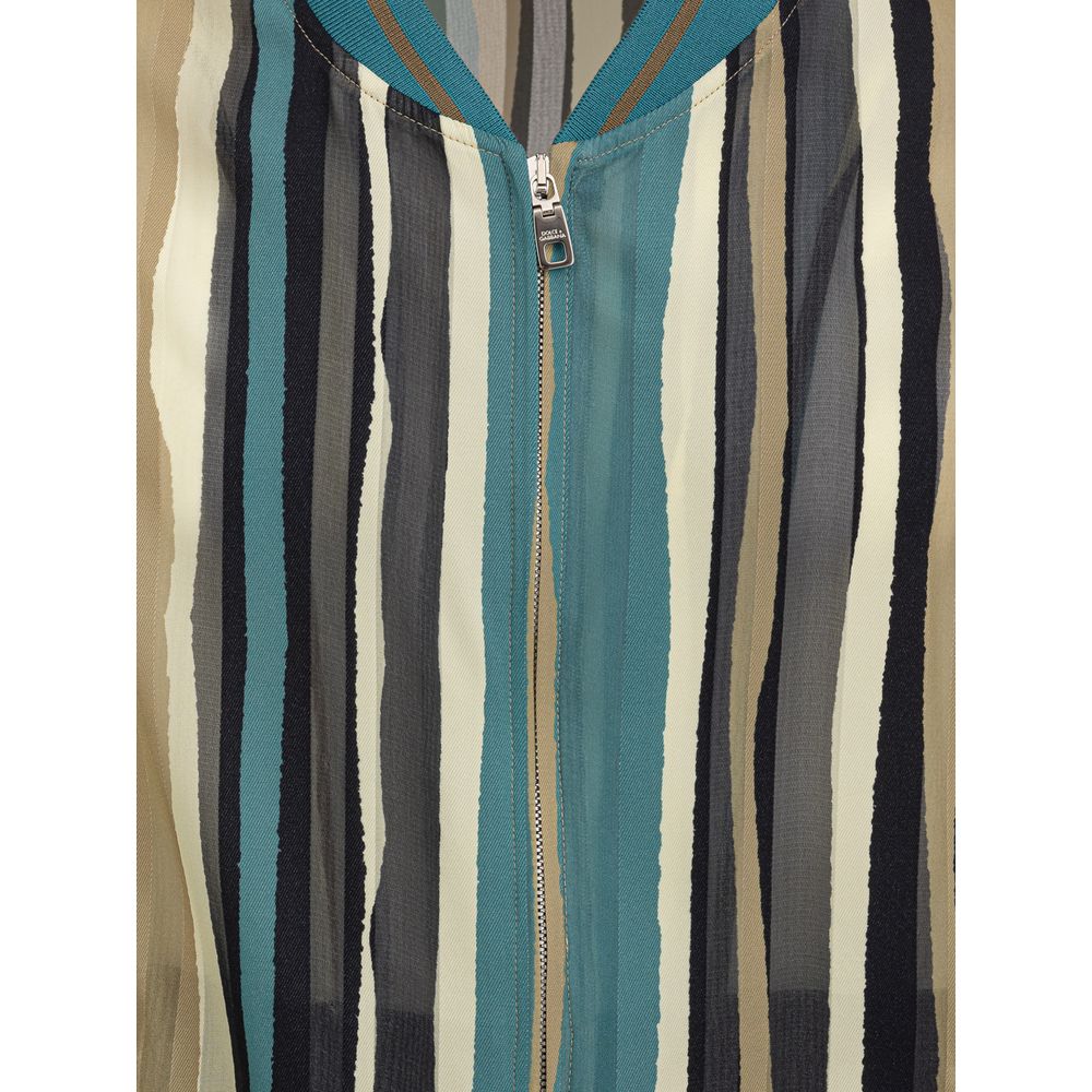 Dolce & Gabbana Multicolor Viscose Jackets & Coat -   -  Dolce & Gabbana.