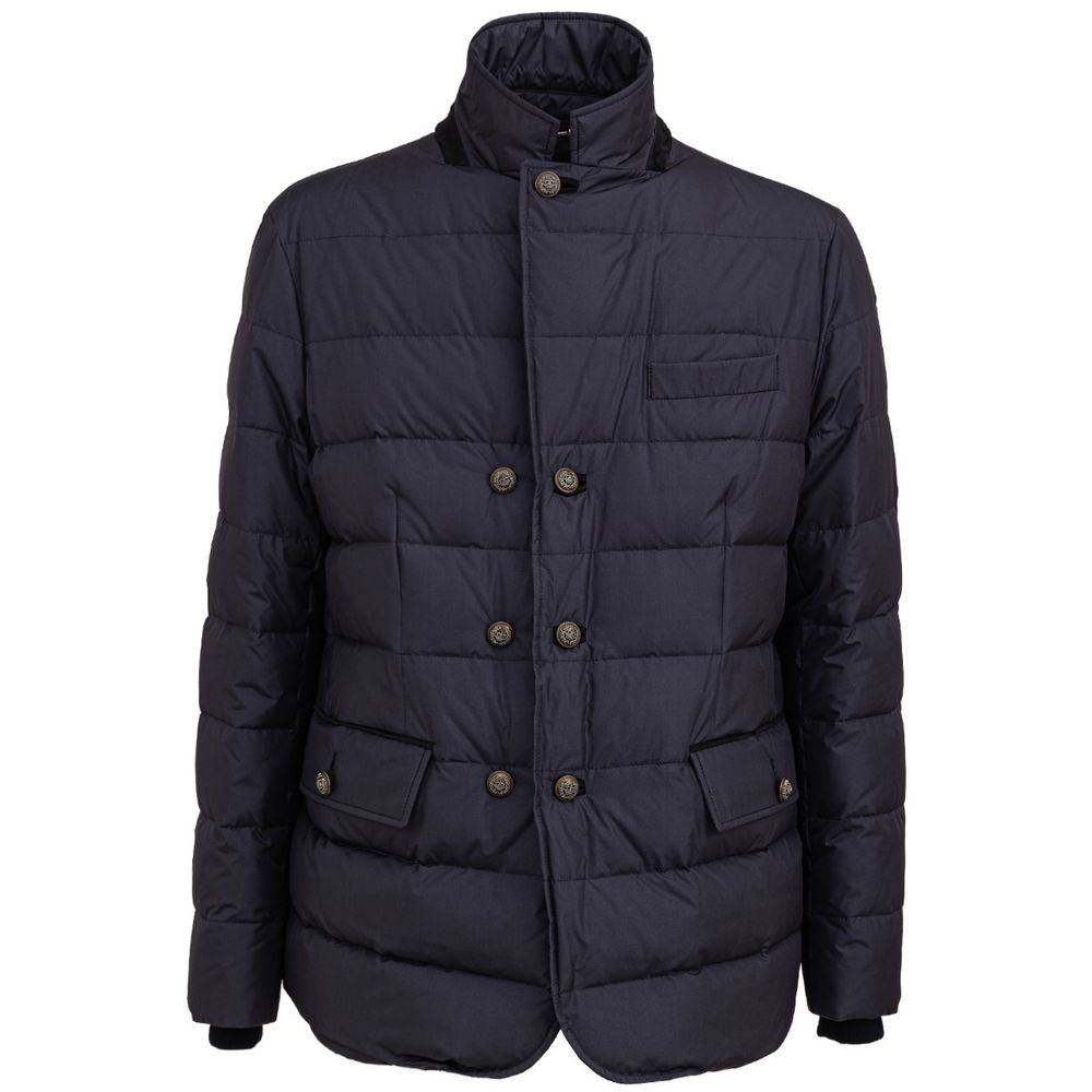 Dolce & Gabbana Blue Polyester Jackets & Coat -   -  Dolce & Gabbana.
