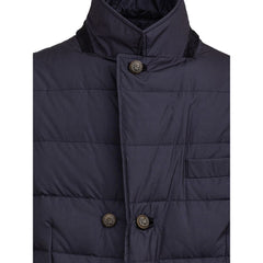 Dolce & Gabbana Blue Polyester Jackets & Coat -   -  Dolce & Gabbana.