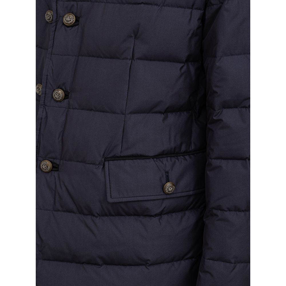 Dolce & Gabbana Blue Polyester Jackets & Coat -   -  Dolce & Gabbana.