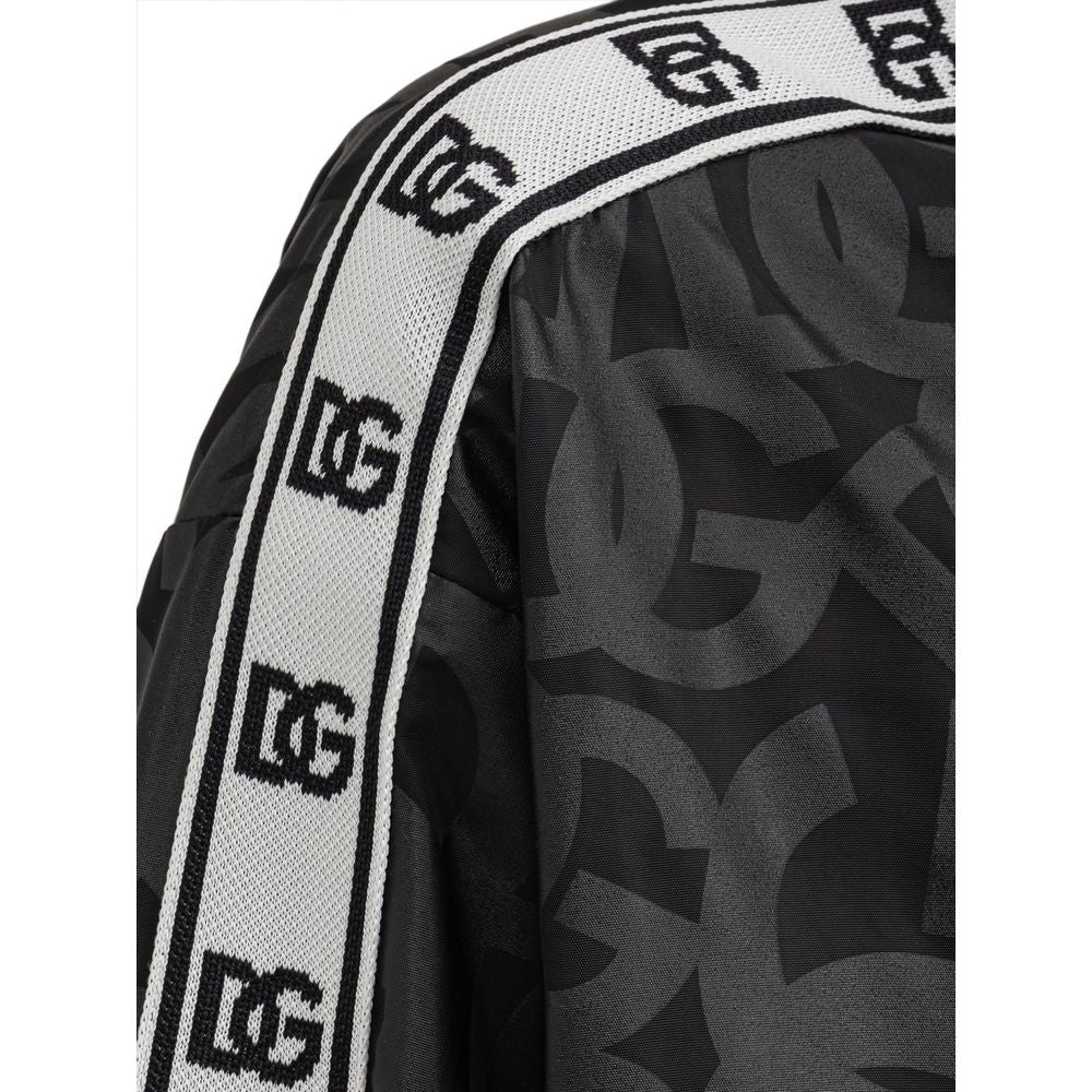 Dolce & Gabbana Black Polyester Jackets & Coat -   -  Dolce & Gabbana.