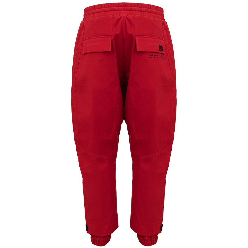 Dolce & Gabbana Red Polyamide Pant -   -  Dolce & Gabbana.