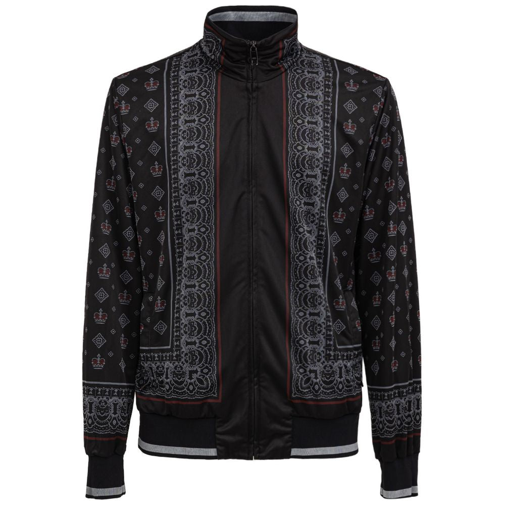 Dolce & Gabbana Black Polyester Sweatshirt -   -  Dolce & Gabbana.