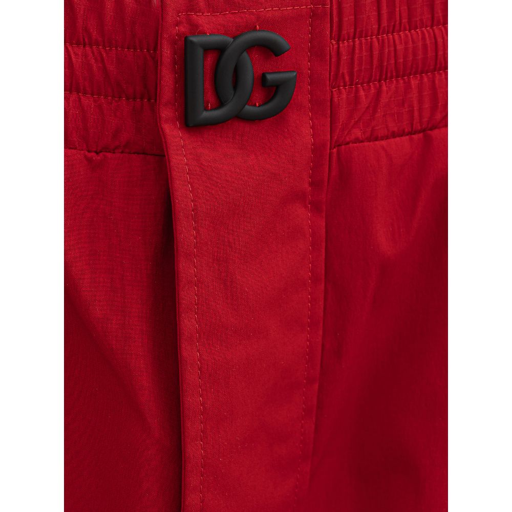 Dolce & Gabbana Red Polyamide Pant -   -  Dolce & Gabbana.