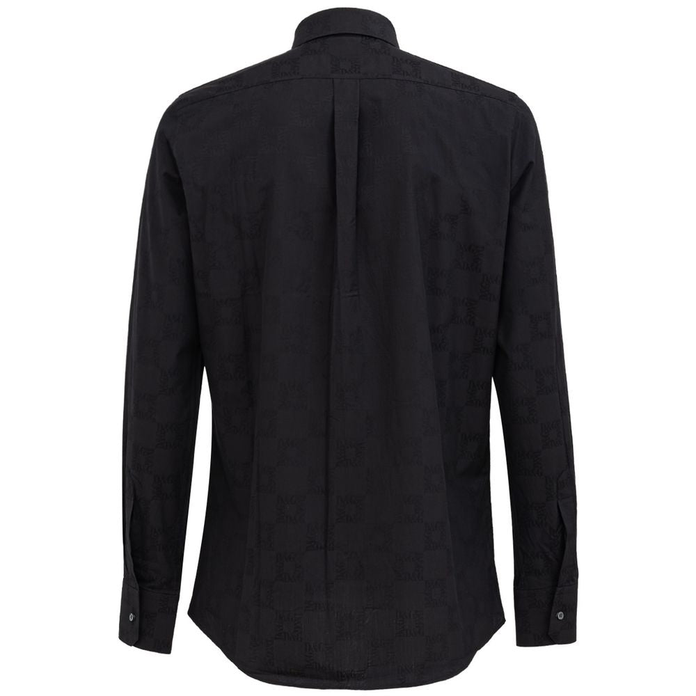 Dolce & Gabbana Black Cotton Shirt -   -  Dolce & Gabbana.