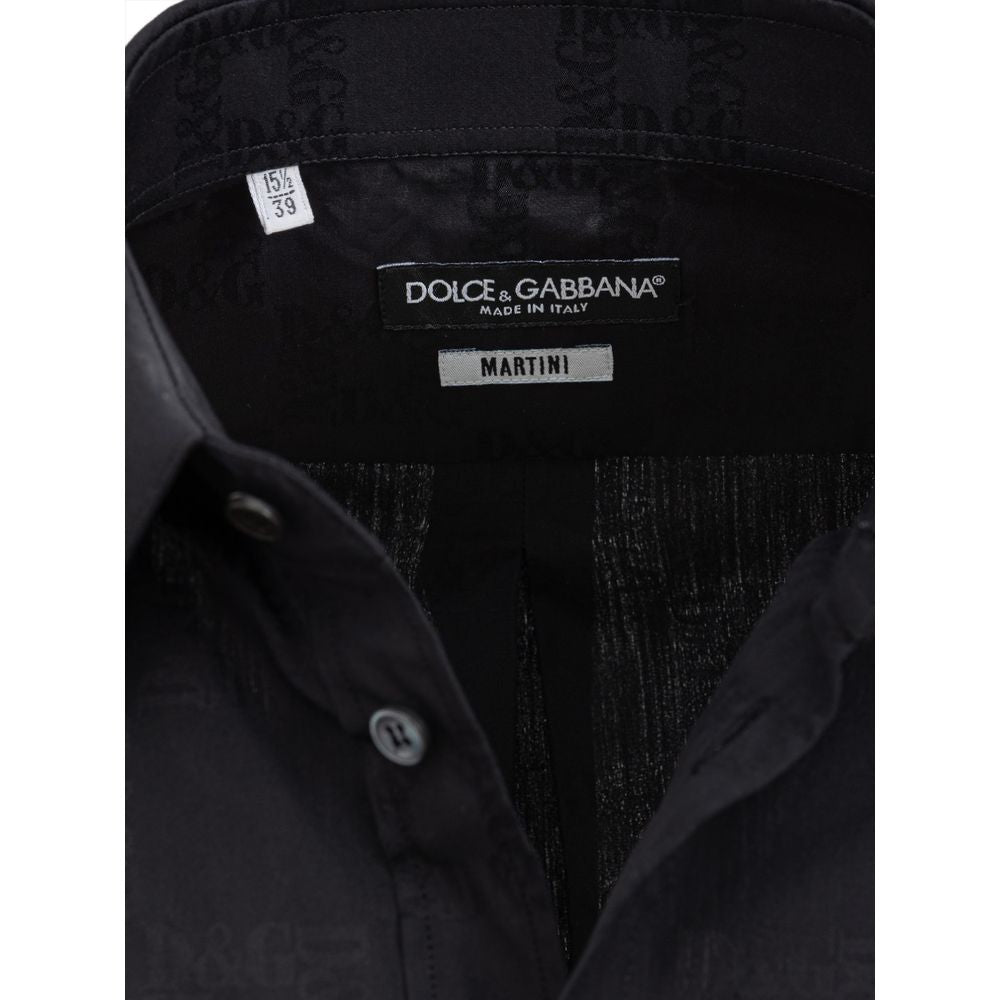 Dolce & Gabbana Black Cotton Shirt -   -  Dolce & Gabbana.