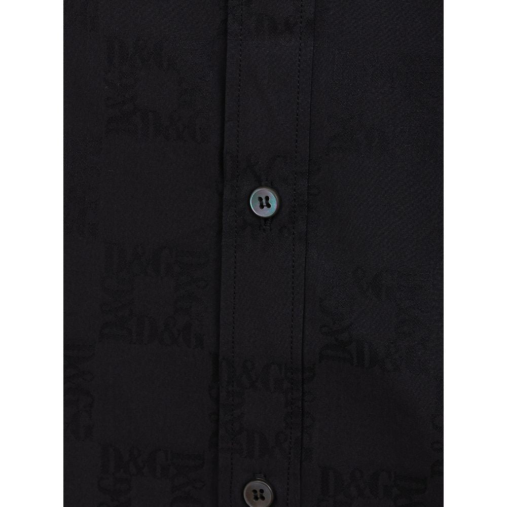 Dolce & Gabbana Black Cotton Shirt -   -  Dolce & Gabbana.