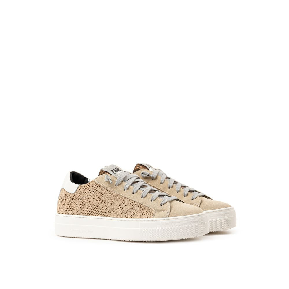 P448 Beige Leather Sneaker -   -  P448.