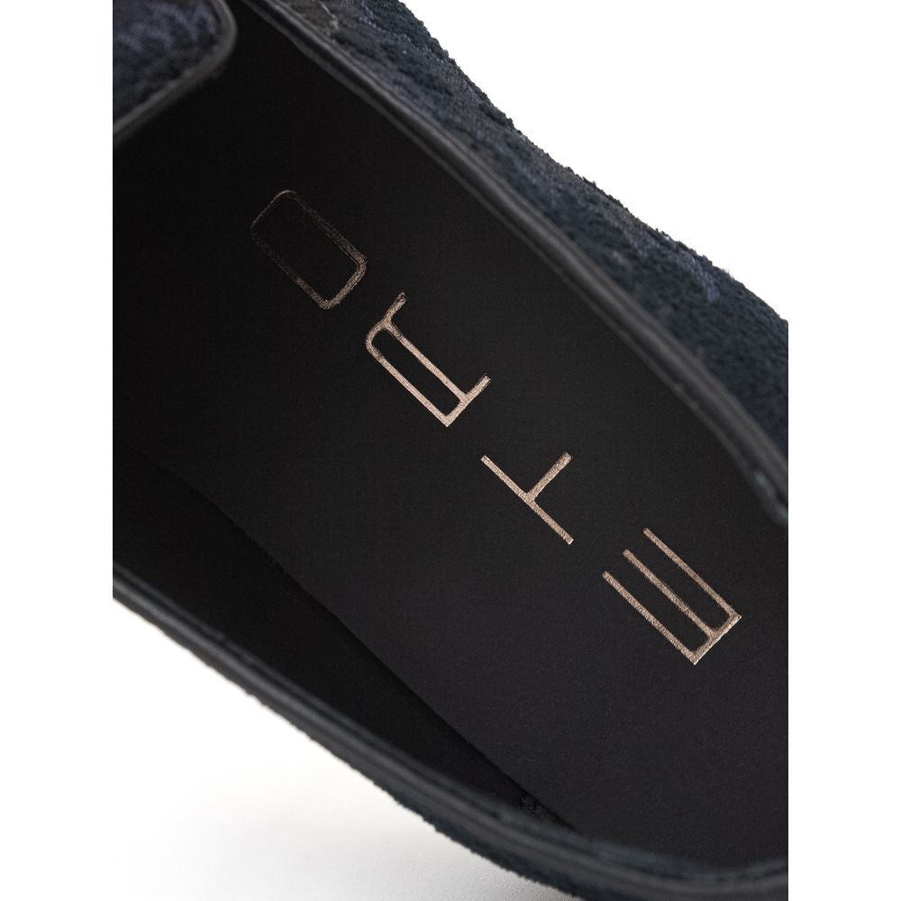 Etro Blue Leather Slip-On Loafer -   -  Etro.
