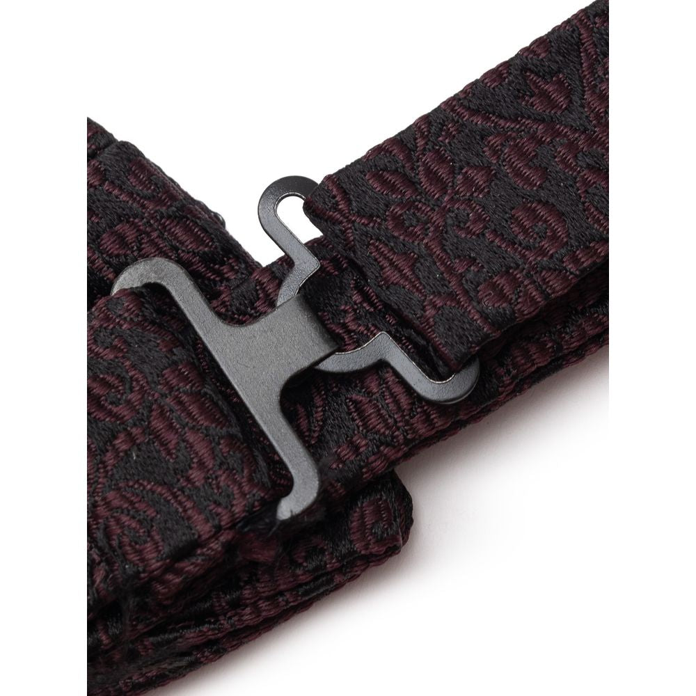 Dolce & Gabbana Black Silk Bowty -  Neckties, Men -  Dolce & Gabbana.