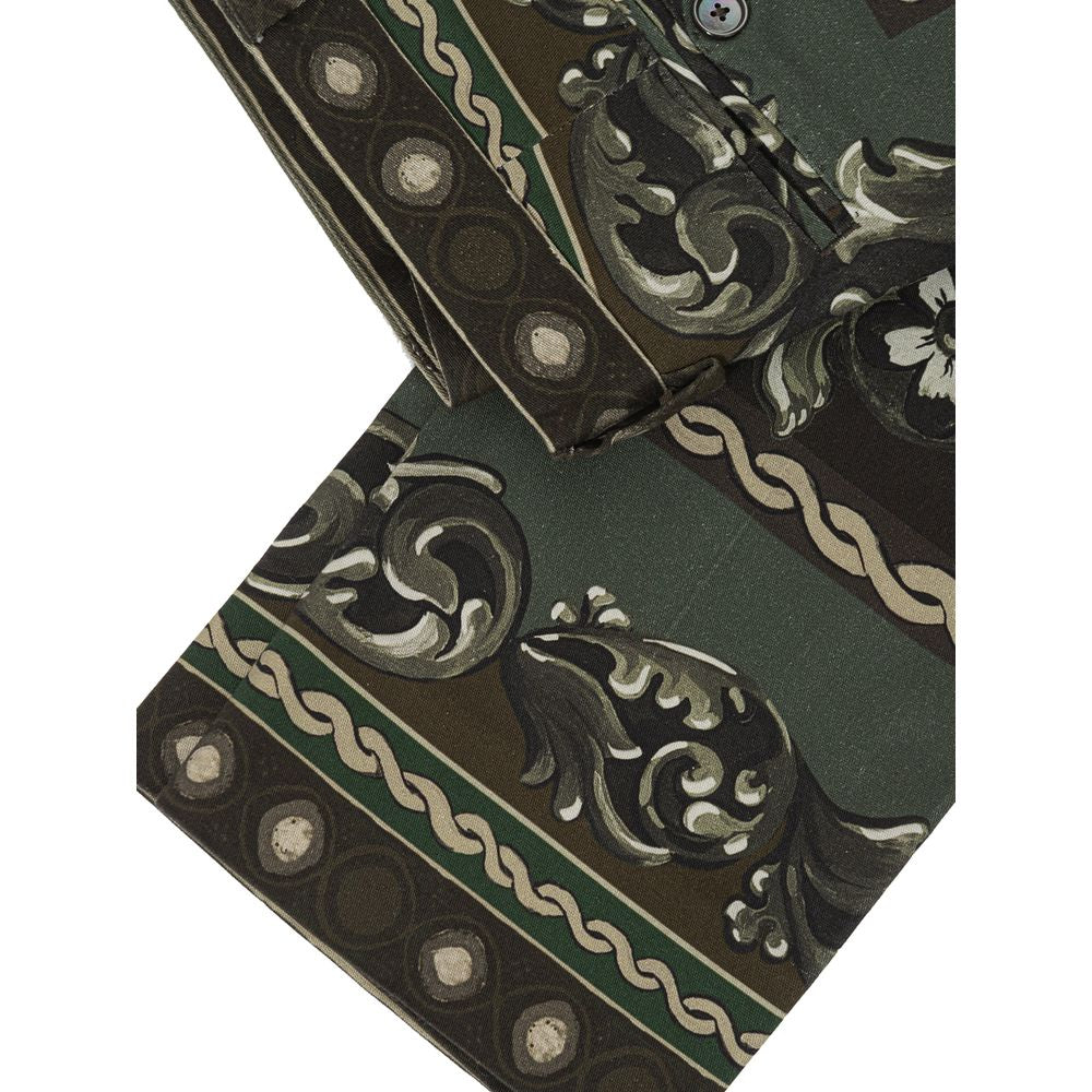Dolce & Gabbana Green Cotton Pant -   -  Dolce & Gabbana.